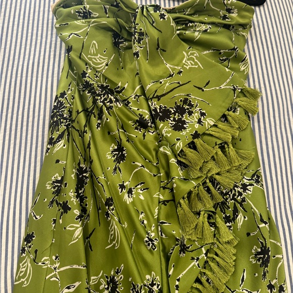 Cinq à Sept Green Floral Midi Dress - Picture 3 of 3
